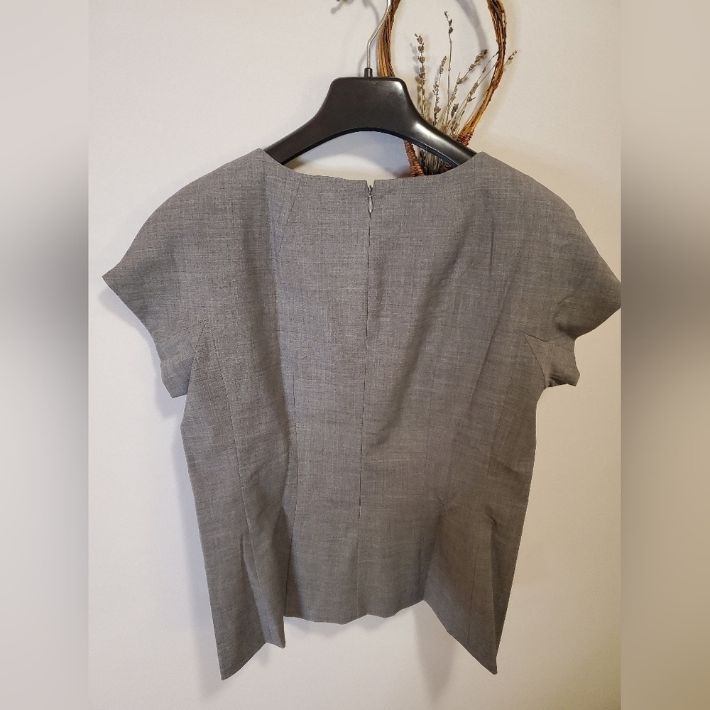 Talbots Grey Dressy Pants And Matching Top Set - Picture 7 of 16